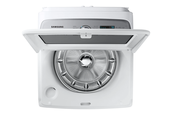 5.4 cu. ft. Extra-Large Capacity Smart Top Load Washer with ActiveWave™ Agitator and Super Speed Wash in White