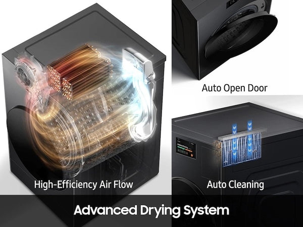 Bespoke AI All-in-One Ventless Combo AI Home 7" LCD Display AI OptiWash™ and Dry 5.3 cu.ft.