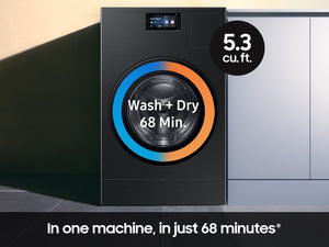 Bespoke AI All-in-One Vented Combo AI Home 7" LCD Display AI OptiWash™ & Dry 5.3 cu.ft.
