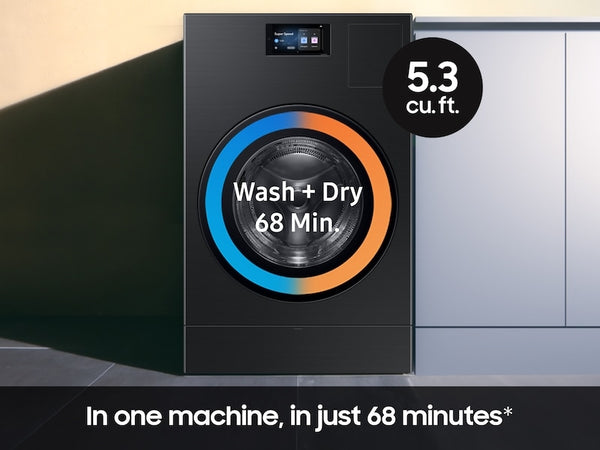 Bespoke AI All-in-One Vented Combo AI Home 7" LCD Display AI OptiWash™ & Dry 5.3 cu.ft.