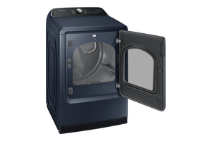 7.4 cu. ft. Smart Gas Dryer with Pet Care Dry and Steam Sanitize+ in Brushed Navy