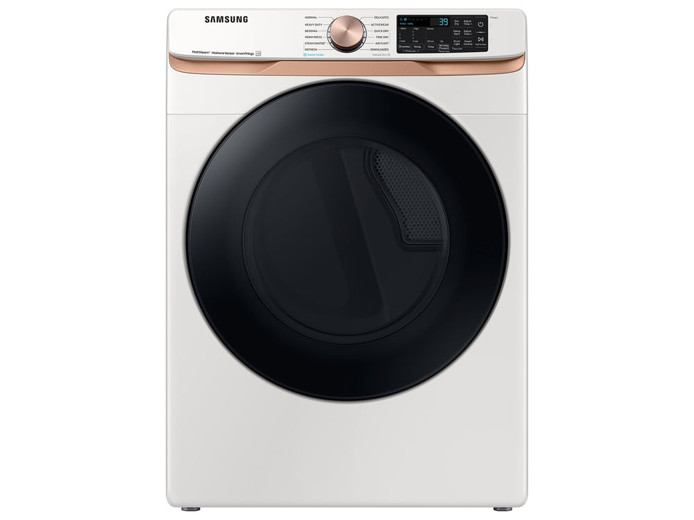 7.5 cu. ft. Smart Electric Dryer with Steam Sanitize+ and Sensor Dry in Ivory