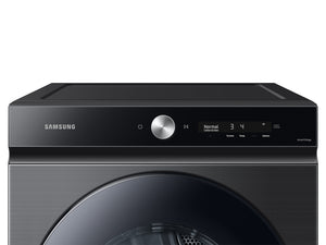Bespoke 7.6 cu. ft. Ultra Capacity Electric Dryer with Super Speed Dry and AI Smart Dial in Brushed Black