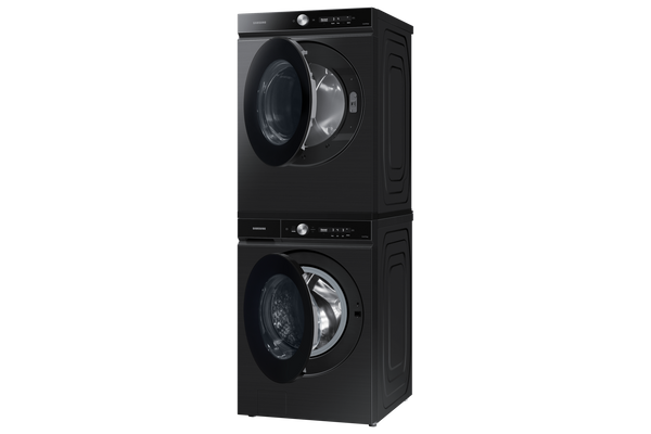 Bespoke 7.6 cu. ft. Ultra Capacity Gas Dryer with Super Speed Dry and AI Smart Dial in Brushed Black