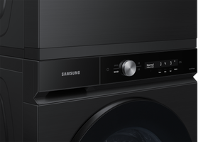 Bespoke 7.6 cu. ft. Ultra Capacity Gas Dryer with Super Speed Dry and AI Smart Dial in Brushed Black