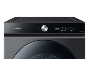 Bespoke 7.6 cu. ft. Ultra Capacity Gas Dryer with Super Speed Dry and AI Smart Dial in Brushed Black