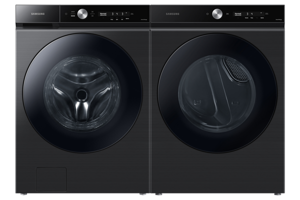 Bespoke 7.6 cu. ft. Ultra Capacity Gas Dryer with Super Speed Dry and AI Smart Dial in Brushed Black