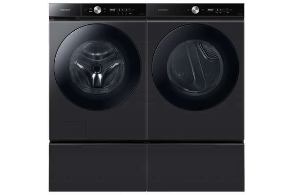 Bespoke 7.6 cu. ft. Ultra Capacity Gas Dryer with Super Speed Dry and AI Smart Dial in Brushed Black