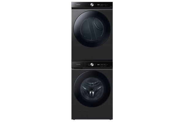 Bespoke 7.6 cu. ft. Ultra Capacity Gas Dryer with Super Speed Dry and AI Smart Dial in Brushed Black