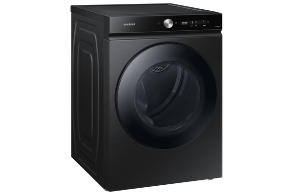 Bespoke 7.6 cu. ft. Ultra Capacity Gas Dryer with Super Speed Dry and AI Smart Dial in Brushed Black
