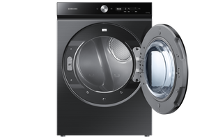 Bespoke 7.6 cu. ft. Ultra Capacity Gas Dryer with Super Speed Dry and AI Smart Dial in Brushed Black