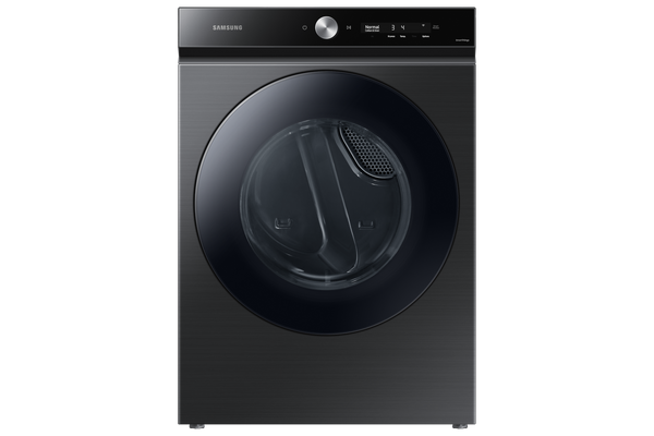 Bespoke 7.6 cu. ft. Ultra Capacity Gas Dryer with Super Speed Dry and AI Smart Dial in Brushed Black