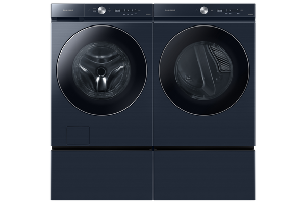 Bespoke 7.6 cu. ft. Ultra Capacity Electric Dryer with AI Optimal Dry and Super Speed Dry in Brushed Navy