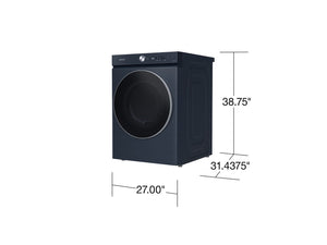 Bespoke 7.6 cu. ft. Ultra Capacity Electric Dryer with AI Optimal Dry and Super Speed Dry in Brushed Navy