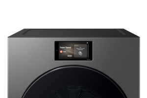 7.6 cu. ft. Bespoke AI Ultra Capacity Front Load Electric Dryer with AI Home and AI OptiDry+ in Dark Steel