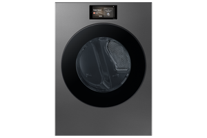 7.6 cu. ft. Bespoke AI Ultra Capacity Front Load Electric Dryer with AI Home and AI OptiDry+ in Dark Steel
