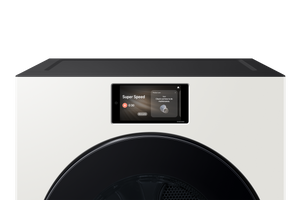 7.6 cu. ft. Bespoke AI Ultra Capacity Front Load Electric Dryer with AI Home and AI OptiDry+ in Ivory
