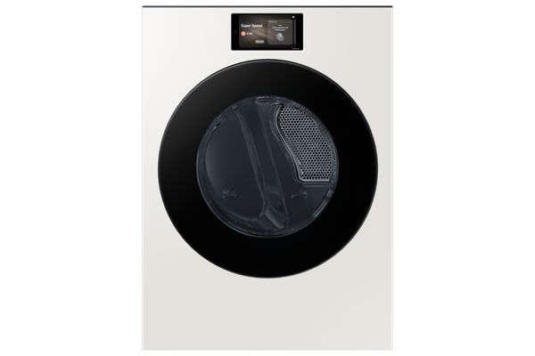7.6 cu. ft. Bespoke AI Ultra Capacity Front Load Electric Dryer with AI Home and AI OptiDry+ in Ivory