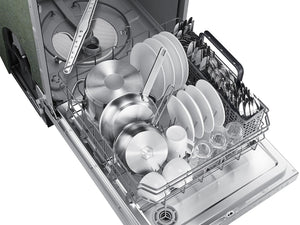 Fingerprint Resistant 53 dBA Dishwasher with Adjustable Rack