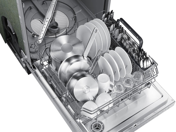 Fingerprint Resistant 53 dBA Dishwasher with Adjustable Rack