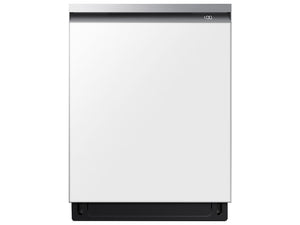 Bespoke Smart 42dBA Dishwasher with StormWash+ and Smart Dry in White Glass