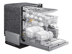 Bespoke Smart 42dBA Dishwasher with StormWash+ and Smart Dry in White Glass