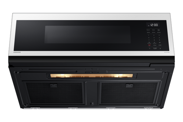 1.1 cu. ft. Bespoke Smart SLIM Over-the-Range Microwave with 400 CFM Ventilation, Wi-Fi & Voice Control