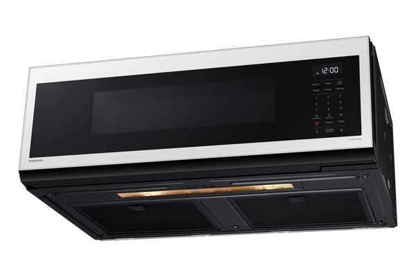 1.1 cu. ft. Bespoke Smart SLIM Over-the-Range Microwave with 400 CFM Ventilation, Wi-Fi & Voice Control