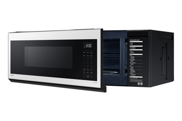 1.1 cu. ft. Bespoke Smart SLIM Over-the-Range Microwave with 400 CFM Ventilation, Wi-Fi & Voice Control