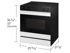 Bespoke Smart Slide-In Electric Range 6.3 cu. ft. with Air Sous Vide & Air Fry