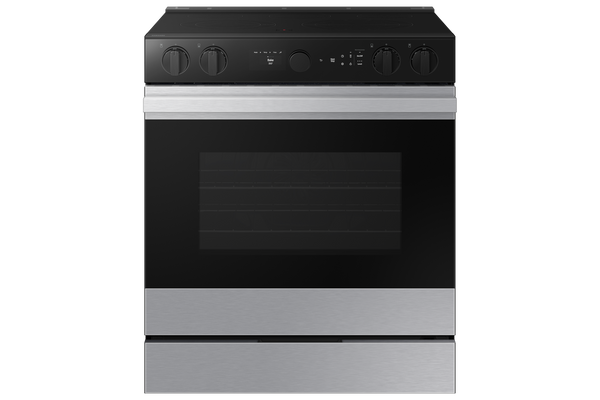 Bespoke Smart Slide-In Electric Range 6.3 cu. ft. with Smart Oven Camera & Illuminated Precision Knobs