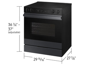 Bespoke Smart Slide-In Electric Range 6.3 cu. ft. with Air Sous Vide & Air Fry
