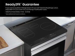 Bespoke Smart Slide-In Electric Range 6.3 cu. ft. with Air Sous Vide & Air Fry