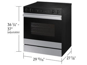 Bespoke Smart Slide-In Electric Range 6.3 cu. ft. with Air Sous Vide & Air Fry