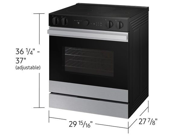 Bespoke Smart Slide-In Electric Range 6.3 cu. ft. with Air Sous Vide & Air Fry