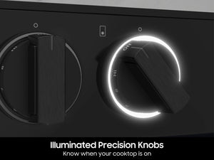 Bespoke Smart Slide-In Electric Range 6.3 cu. ft. with Flex Duo™ & Illuminated Precision Knobs in Stainless Steel