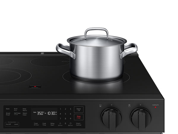 Bespoke Smart Slide-In Electric Range 6.3 cu. ft. with Precision Knobs