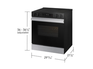 Bespoke Smart Slide-In Electric Range 6.3 cu. ft. with Air Fry & Precision Knobs