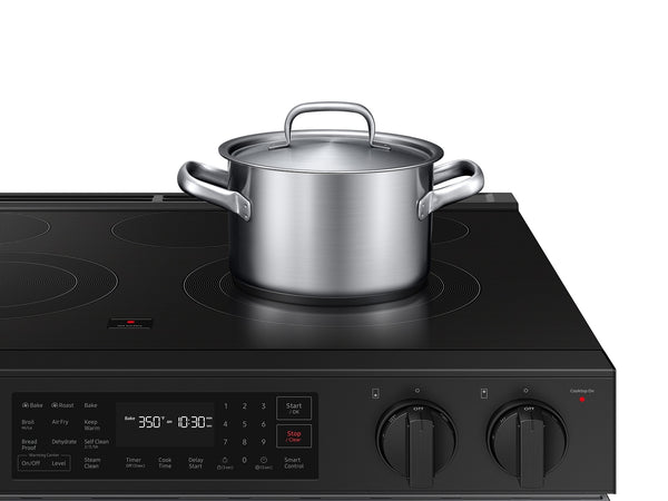 Bespoke Smart Slide-In Electric Range 6.3 cu. ft. with Air Fry & Precision Knobs