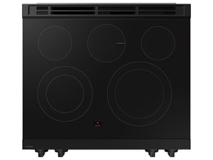 Bespoke Smart Slide-In Electric Range 6.3 cu. ft. with Air Fry & Precision Knobs