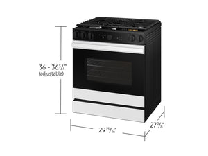 Bespoke Smart Slide-In Gas Range 6.0 cu. ft. with Smart Oven Camera & Illuminated Precision Knobs