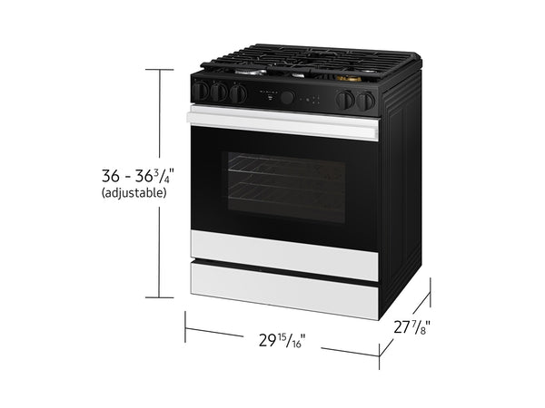Bespoke Smart Slide-In Gas Range 6.0 cu. ft. with Smart Oven Camera & Illuminated Precision Knobs