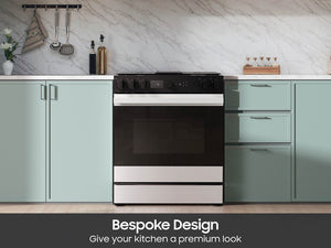 Bespoke Smart Slide-In Gas Range 6.0 cu. ft. with Smart Oven Camera & Illuminated Precision Knobs