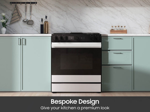 Bespoke Smart Slide-In Gas Range 6.0 cu. ft. with Smart Oven Camera & Illuminated Precision Knobs