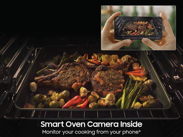 Bespoke Smart Slide-In Gas Range 6.0 cu. ft. with Smart Oven Camera & Illuminated Precision Knobs