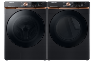 5.0 cu. ft. Extra Large Capacity Smart Front Load Washer with Super Speed Wash and Steam in Brushed Black