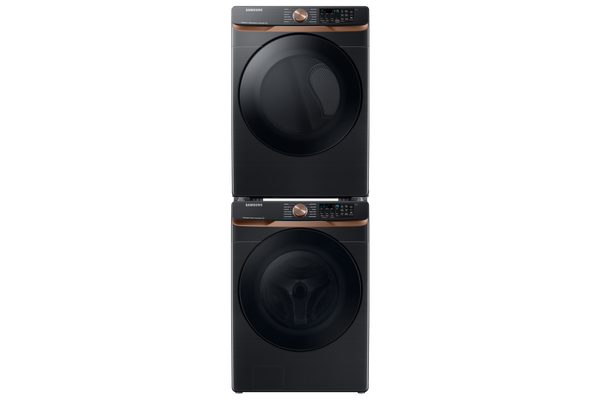 5.0 cu. ft. Extra Large Capacity Smart Front Load Washer with Super Speed Wash and Steam in Brushed Black
