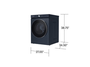 Bespoke 5.3 cu. ft. Ultra Capacity Front Load Washer with AI OptiWash™ and Auto Dispense in Brushed Navy