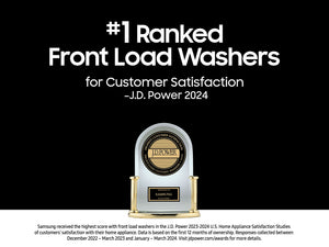 Bespoke 5.3 cu. ft. Ultra Capacity Front Load Washer with AI OptiWash™ and Auto Dispense in Brushed Navy