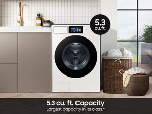 Bespoke AI Front Load Washer AI Home 7" LCD Display | AI OptiWash+™ 5.3 cu.ft.